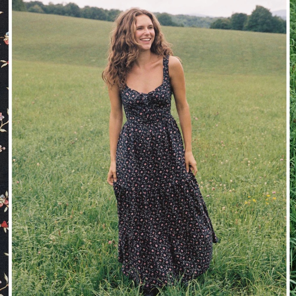 Christy Dawn Adele Dress in Night Trellis